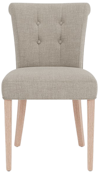 Calverston Dining Chair - Chloe Trellis - Pale Oak Legs