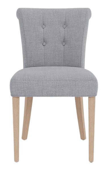 Calverston Dining Chair - Chloe Ash - Vintage Oak Legs