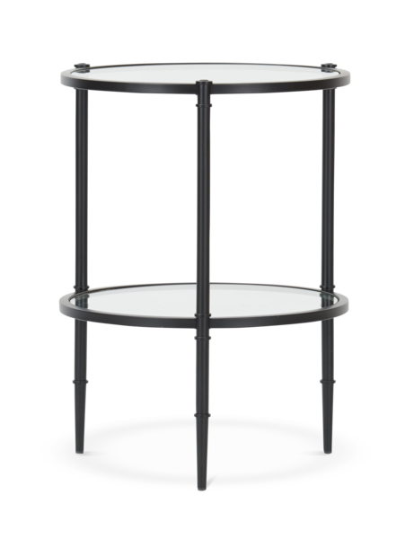 Coniston 43 Tall Round Side Table - Black Bronze