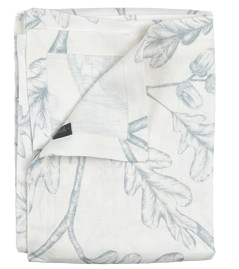Emily Linen Tablecloth Francesca Flax Blue 350x150cm
