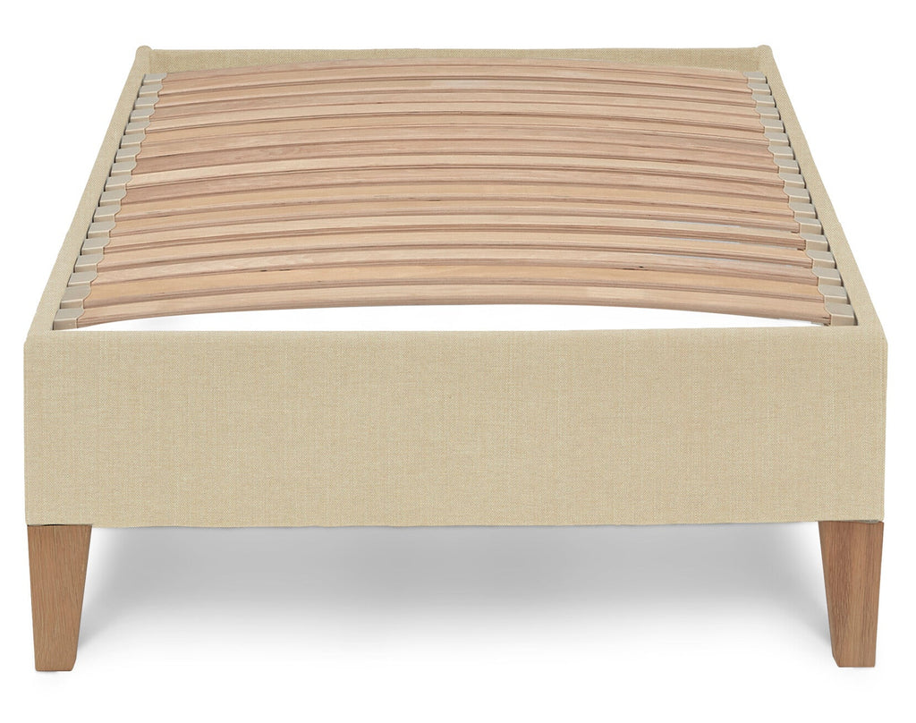 Francis 90 Single Bed Base - Linara Natural - Vintage Oak