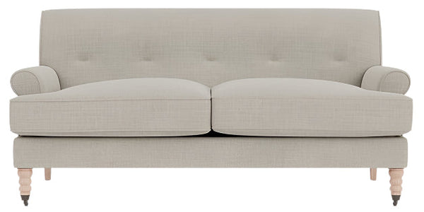 George Sofa Medium - Harry Cloud - Pale Oak Legs