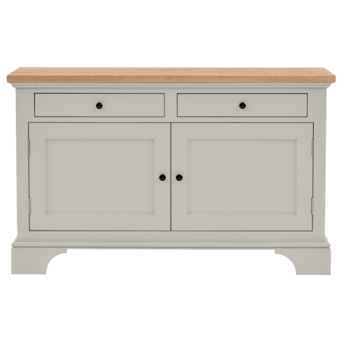 Henley 4ft AV Cabinet - Moss Exterior, Powder Blue Interior