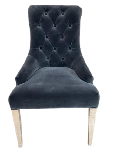 Henley Dining Chair - Isla Steel - Pale Oak
