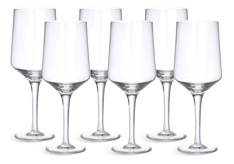 Hoxton White Wine Glass - Set of 6- Thin Glass