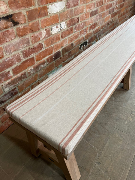 Arundel Bench Cushion Medium - Samuel Rust- With Slip Mat