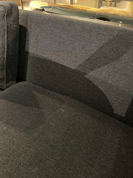 Eva Sofa Large - HARRIS TWEED Bilberry - Pale Oak Legs