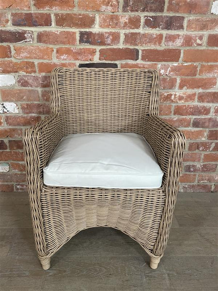 Stanway Carver Chair with Natural Cushion - Honey