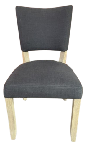 Mowbray Dining Chair - Archie Night Sky - Vintage Oak