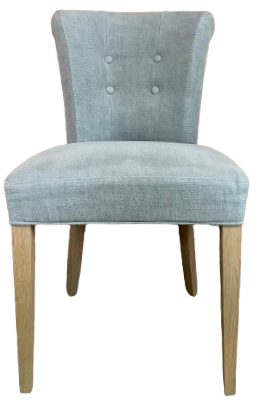 Calverston Dining Chair - Chloe Ash - Vintage Oak Legs