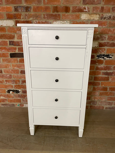 Larsson Tall Chest of Drawers - Antique Salt