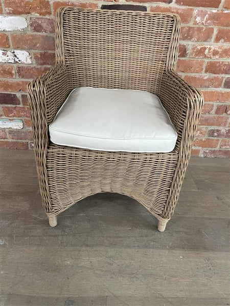 Stanway Carver Chair with Natural Cushion - Honey
