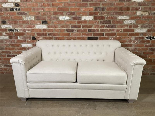 Lottie Sofa Medium - Hugo Pale Oat - Pale Oak Legs