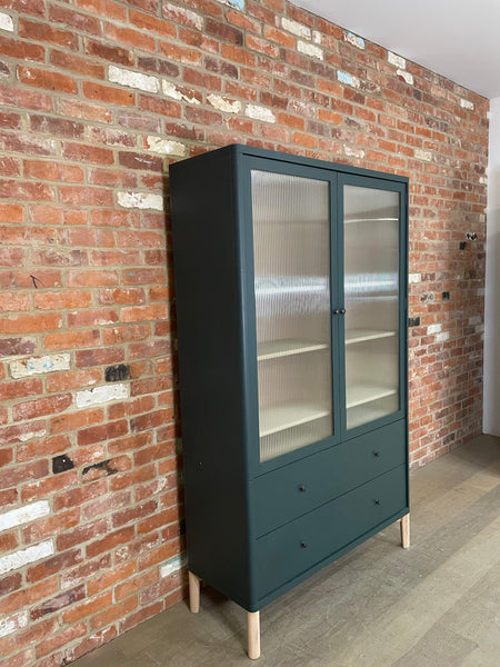 Farlow 1200 Full Height Freestanding Larder- Constable Green