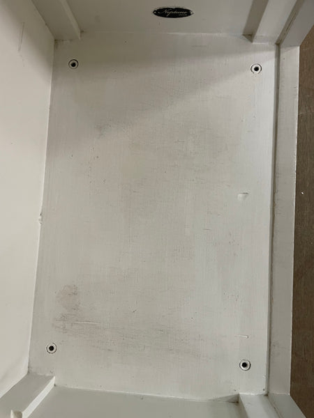 Pembroke Fitted Storage - 525mm- Exterior Driftwood/Lead Light & Interior Shell/Silver Birch- No Shelves