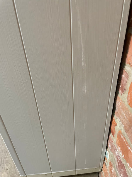 Pembroke Fitted Storage - 525mm- Exterior Driftwood/Lead Light & Interior Shell/Silver Birch- No Shelves