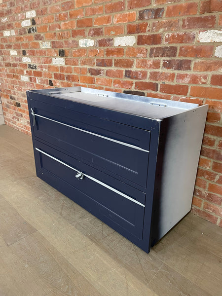 Henley 1290 Pan Drawer Base Cabinet - Navy