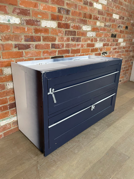 Henley 1290 Pan Drawer Base Cabinet - Navy