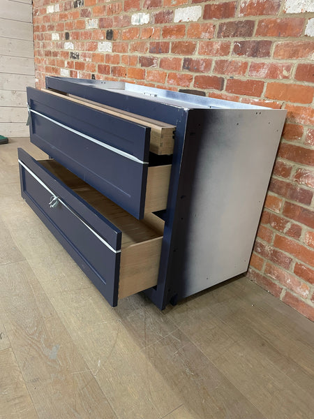 Henley 1290 Pan Drawer Base Cabinet - Navy