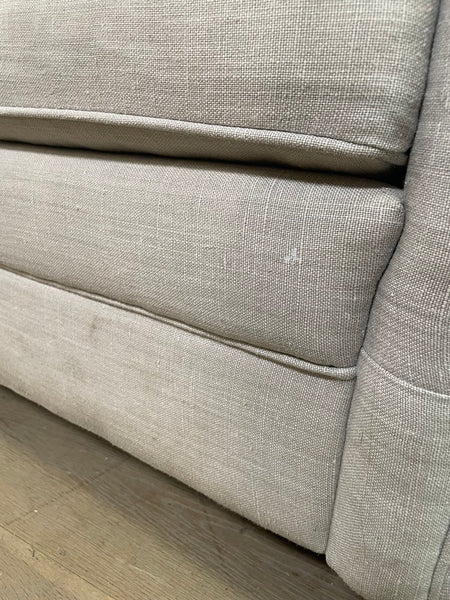 Lottie 4 Seater Sofa - Harry Cloud - Pale Oak Legs