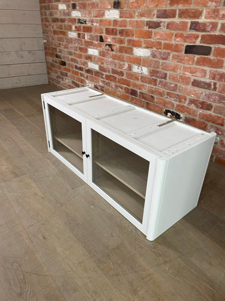 Farlow Glazed 2 Door Base Cabinet - Silver Birch