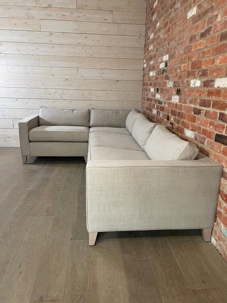 Shoreditch L Shape Corner Sofa - L - Harry Sand - PO Legs