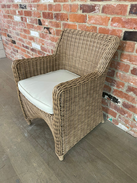 Stanway Carver Chair with Natural Cushion - Honey