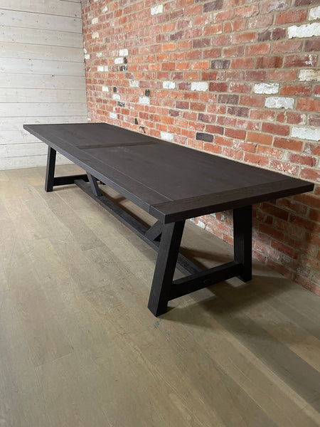 Arundel 10 Seater Dining Table, Darkened Oak