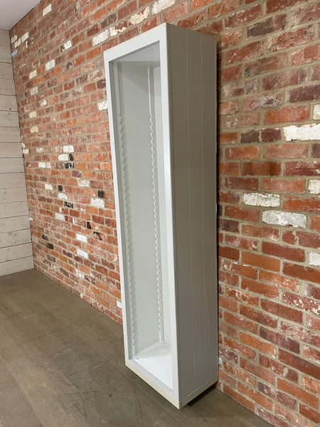 Pembroke Fitted Storage - 525mm- Exterior Driftwood/Lead Light & Interior Shell/Silver Birch- No Shelves