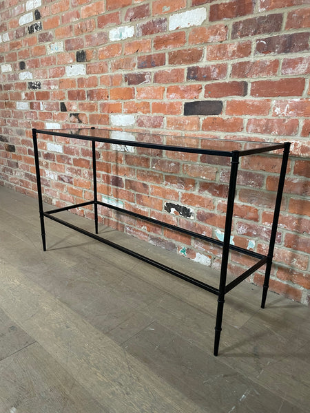 Coniston 120 Rectangular Console Table -  Black Bronze- No Shelf