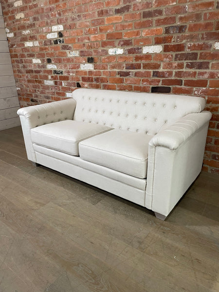 Lottie Sofa Medium - Hugo Pale Oat - Pale Oak Legs