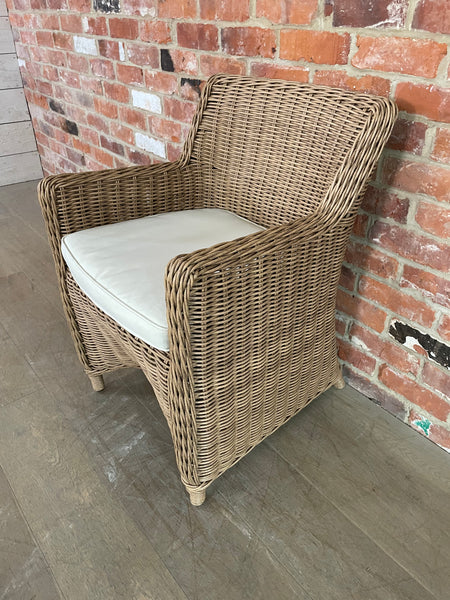 Stanway Carver Chair with Natural Cushion - Honey
