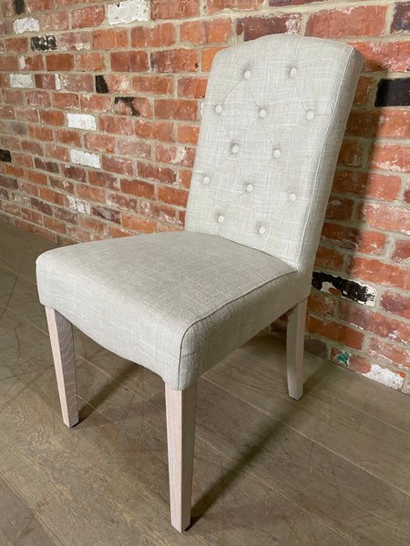 Sheldrake Dining Chair - Harry Sand - Pale Oak Legs