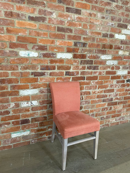 Miller Dining Chair - Linara Rhubarb - Pale Oak