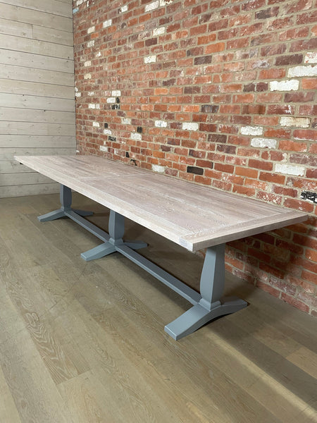 Harrogate 10 Seater Dining Table- Fog