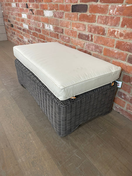 Tresco Run Up Stool with Natural Cushion