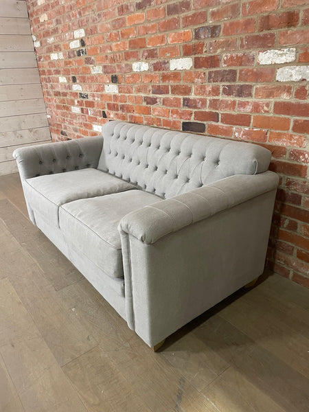 Lottie Sofa Medium - Chloe Trellis - Vintage Oak Legs