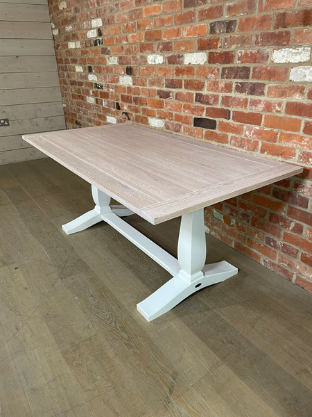 Harrogate 6 Seater Dining Table- Snow