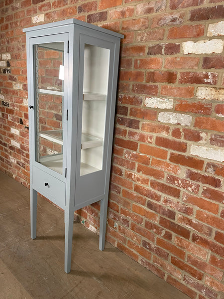Portobello Cabinet - Right Hand - Moss External & Silver Birch Internal