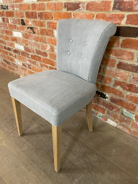 Calverston Dining Chair - Chloe Ash - Vintage Oak Legs