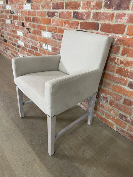 Shoreditch Carver Chair - Linara Natural - Pale Oak