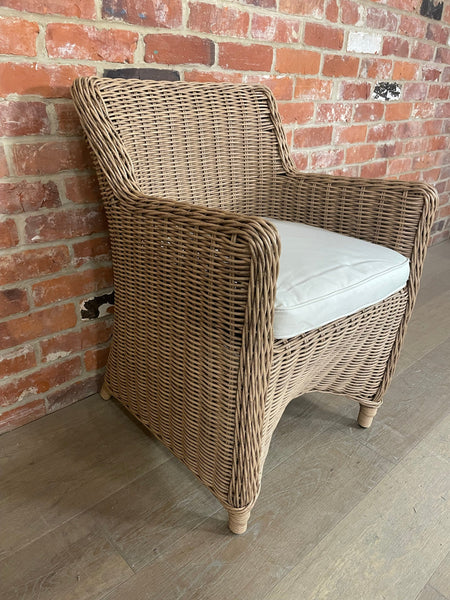 Stanway Carver Chair with Natural Cushion - Honey