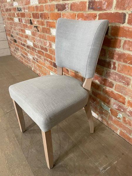 Mowbray Dining Chair - Chloe Ash - Natural Oak Legs