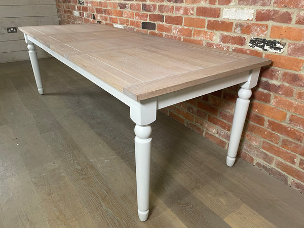 Suffolk 8 Seater Extending Dining Table- Silver Birch