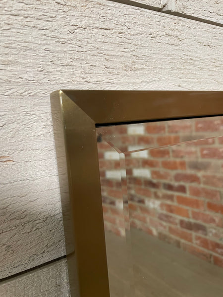 Keswick 85 x 50 Small Rectangular Mirror - Brushed Brass