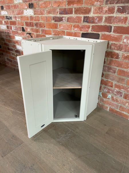 Suffolk 390 45 Degree Corner Wall Cabinet - Left- Dove Grey