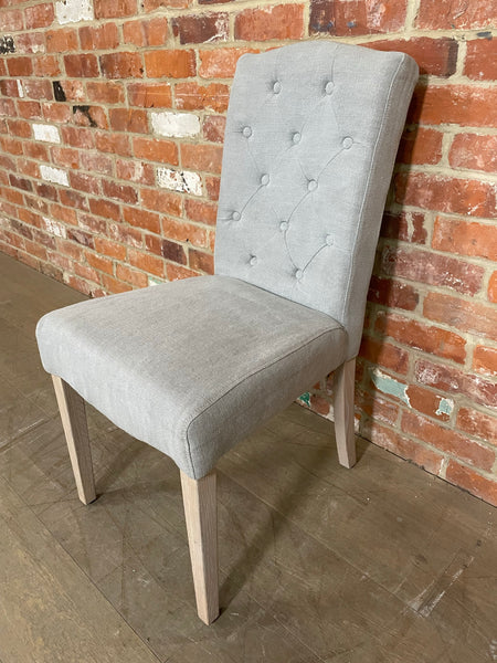 Sheldrake Dining Chair - Chloe Ash - Pale Oak Legs