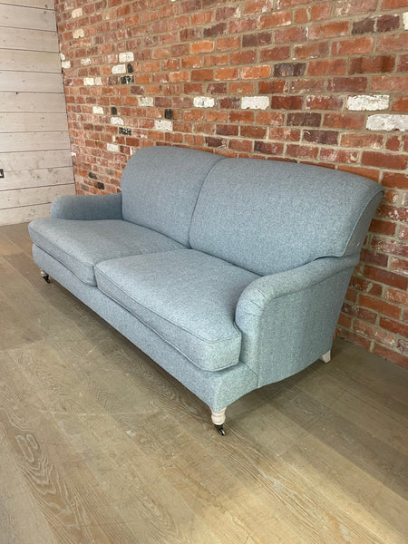 Olivia Sofa Large - Elliot Soft Teal - Pale Oak Legs