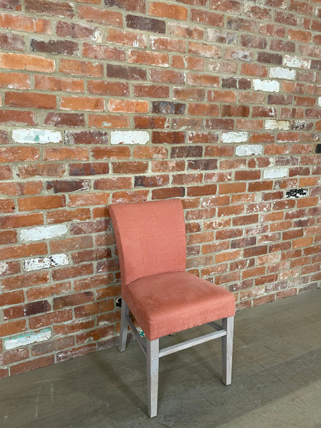 Miller Dining Chair - Linara Rhubarb - Pale Oak