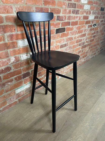 Wardley Bar Stool - Warm Black